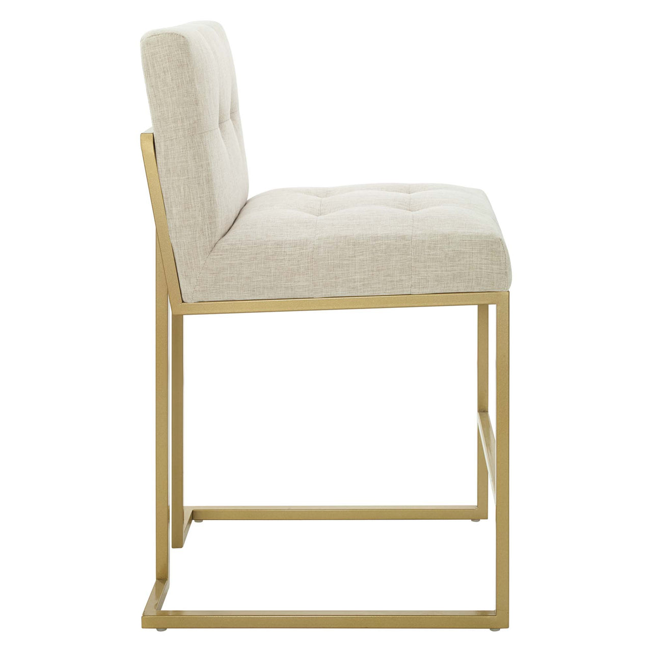 Circuit Upholstered Counter Stool Set of 2, Beige