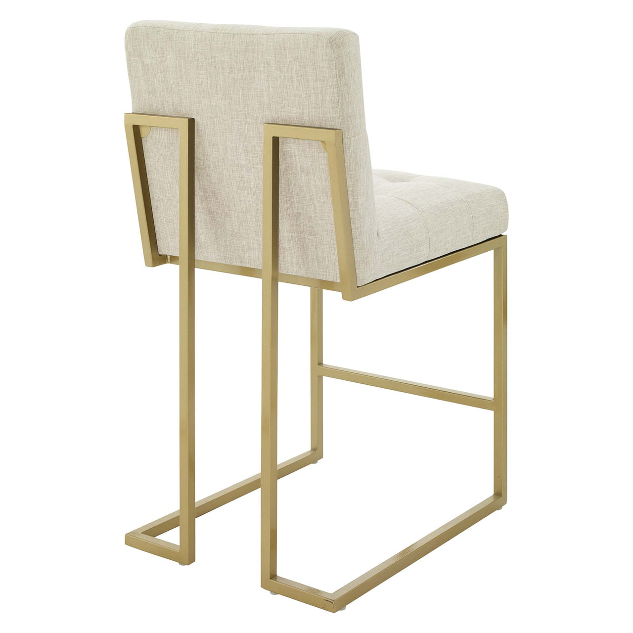 Circuit Upholstered Counter Stool Set of 2, Beige