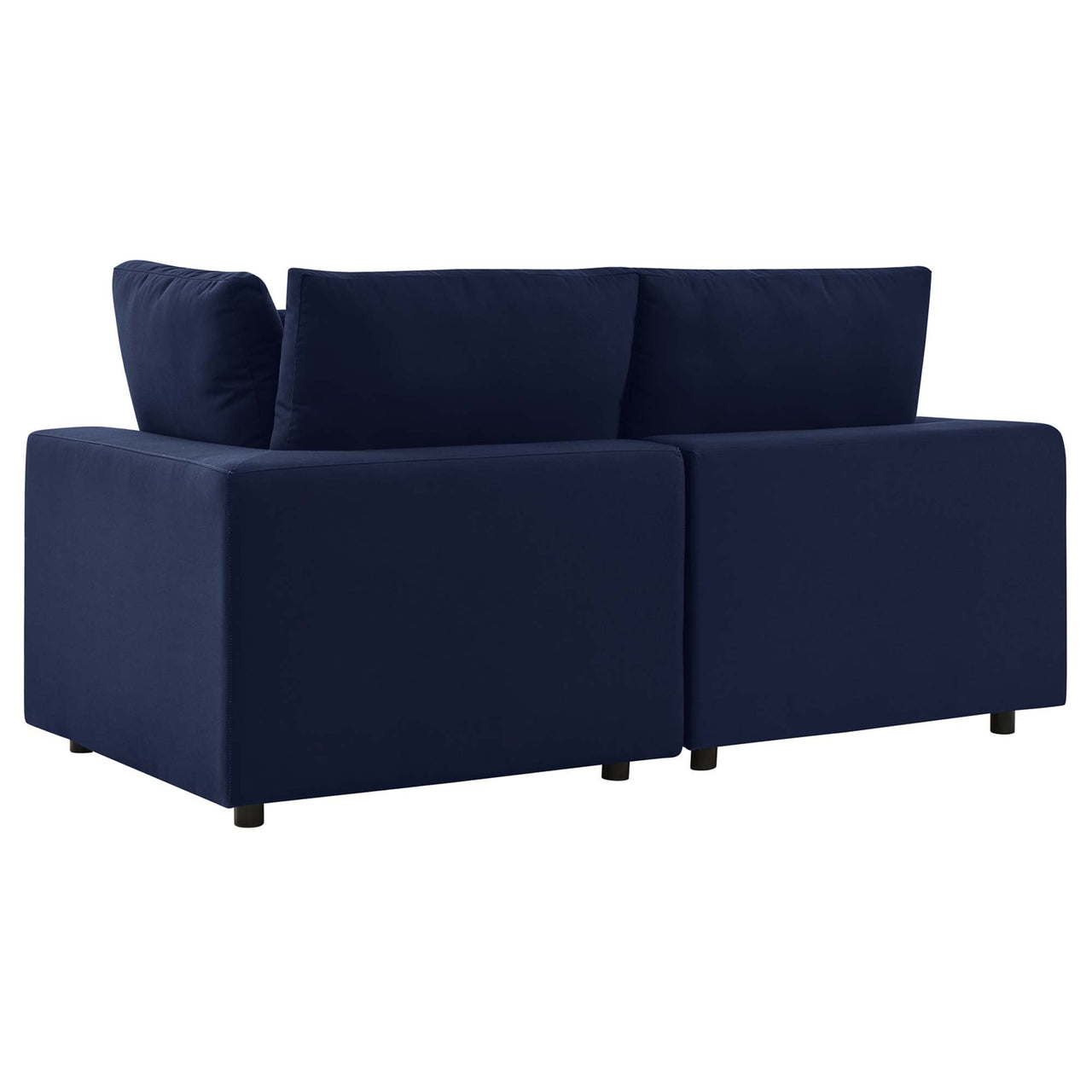 Angelic Sunbrella® Alfresco Loveseat Sectional, Navy