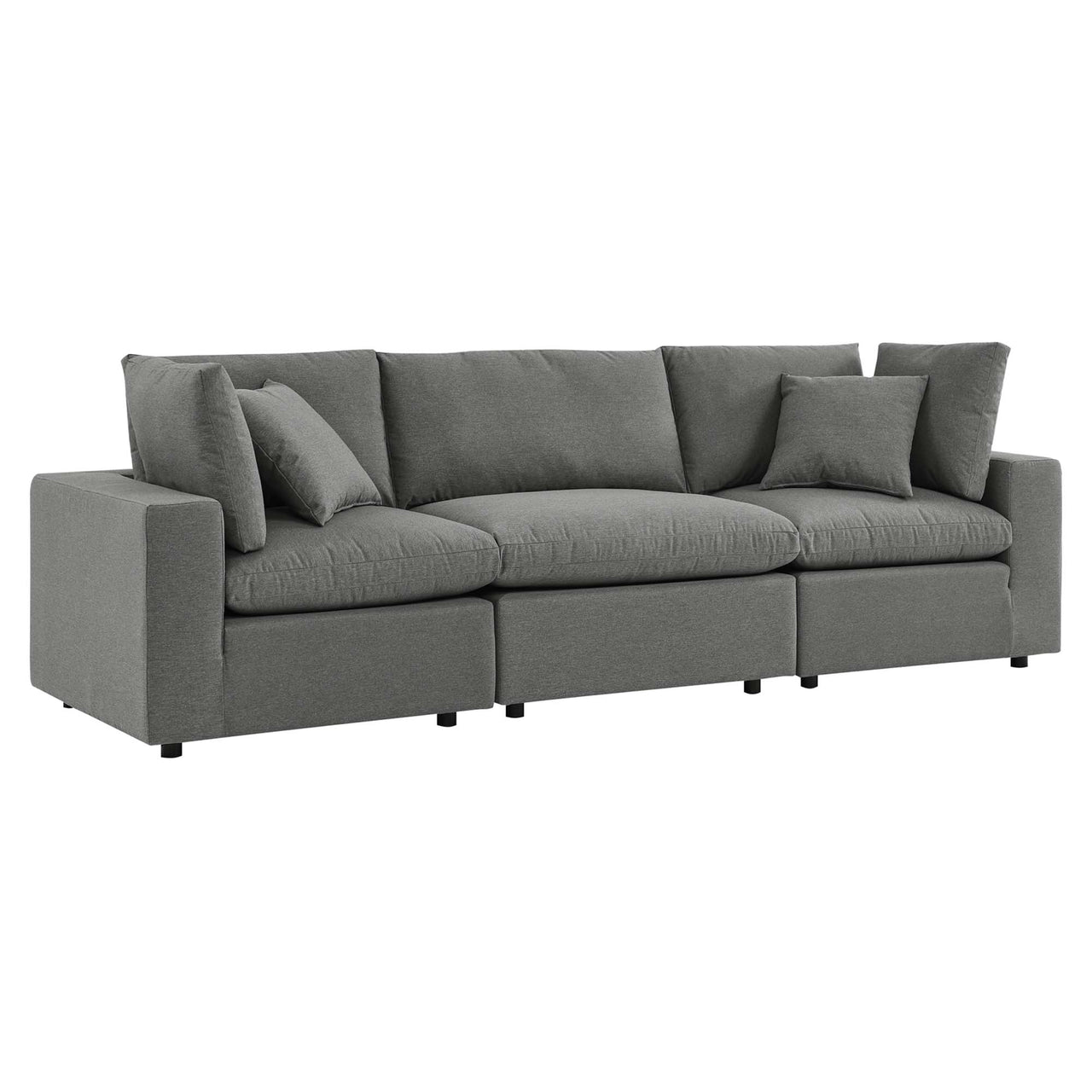 Angelic Alfresco Sofa Sectional, Charcoal