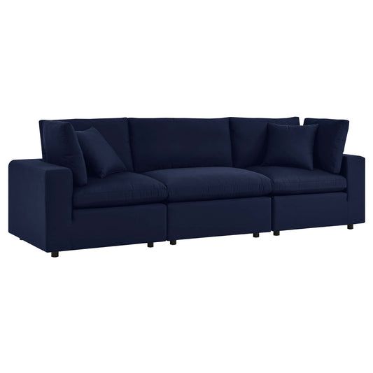 Angelic Sunbrella® Alfresco Sofa Sectional, Navy