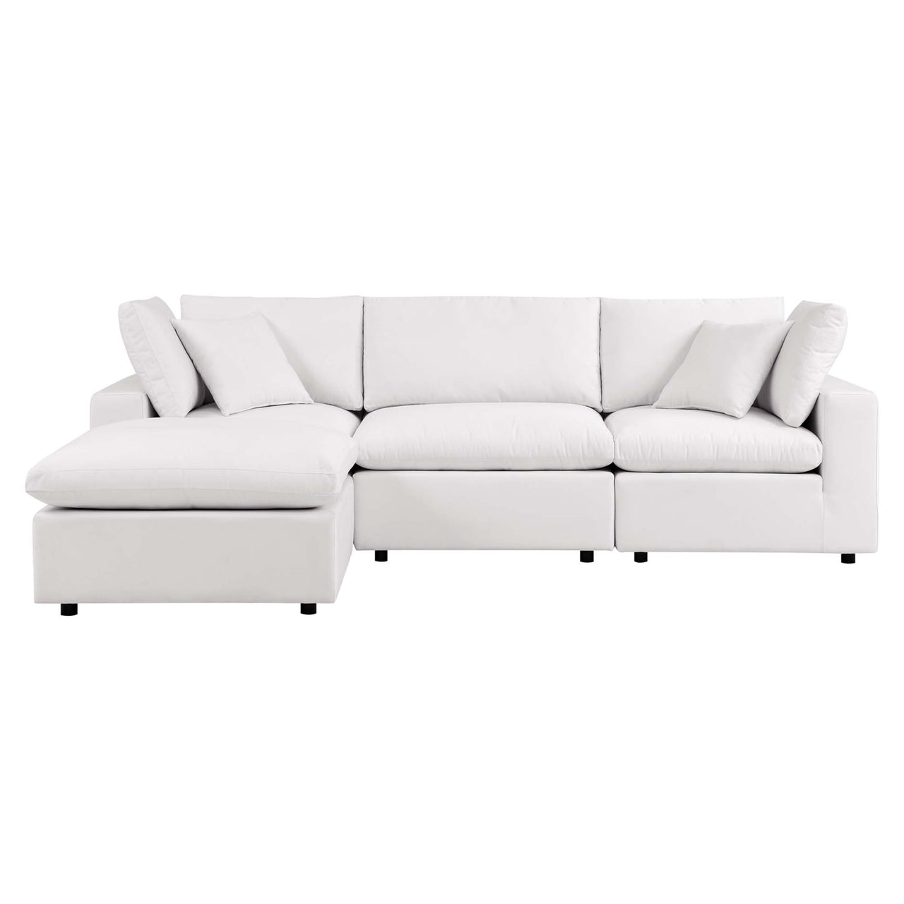 Angelic 4-Piece Alfresco Sectional, White