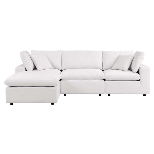 Angelic 4-Piece Alfresco Sectional, White