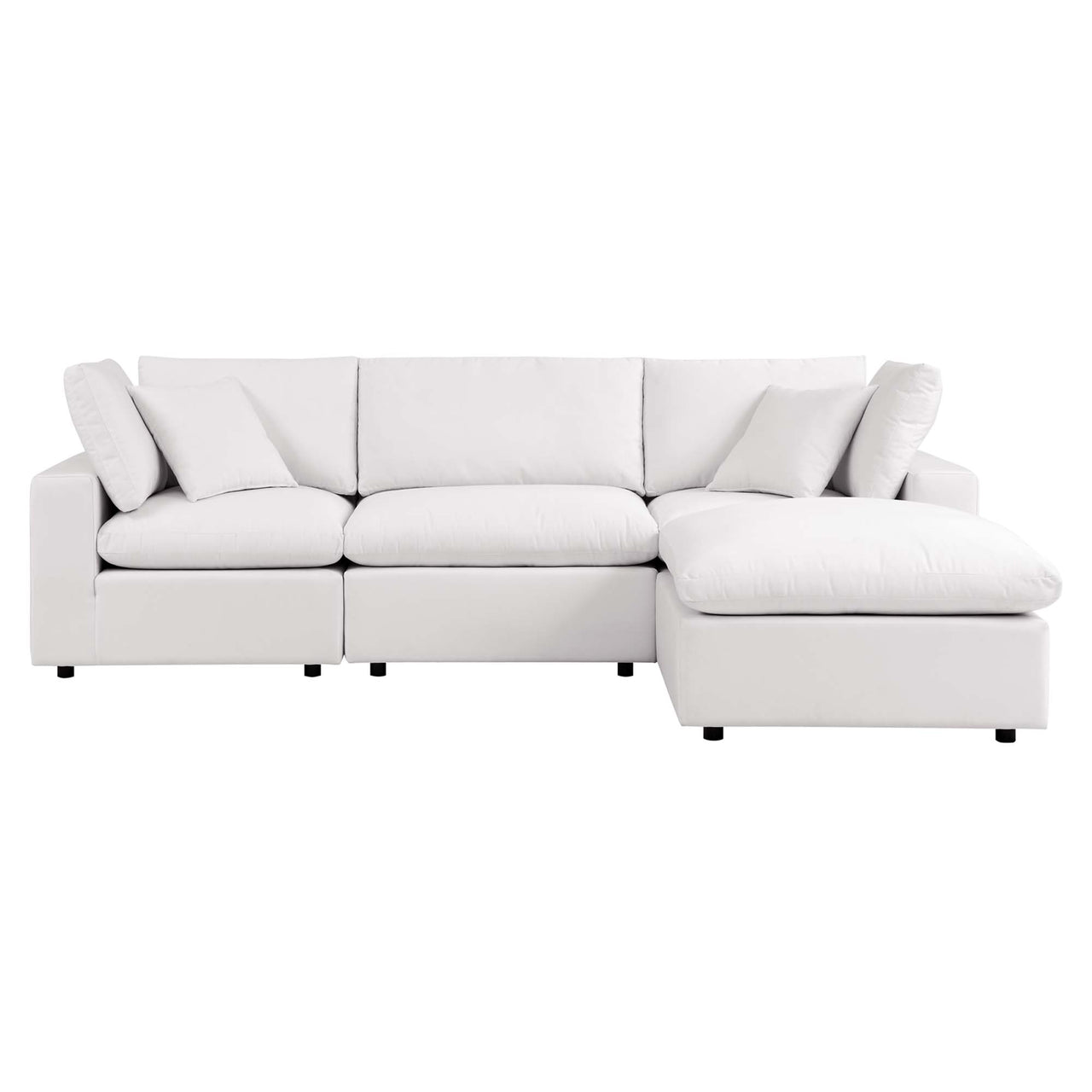 Angelic 4-Piece Alfresco Sectional, White