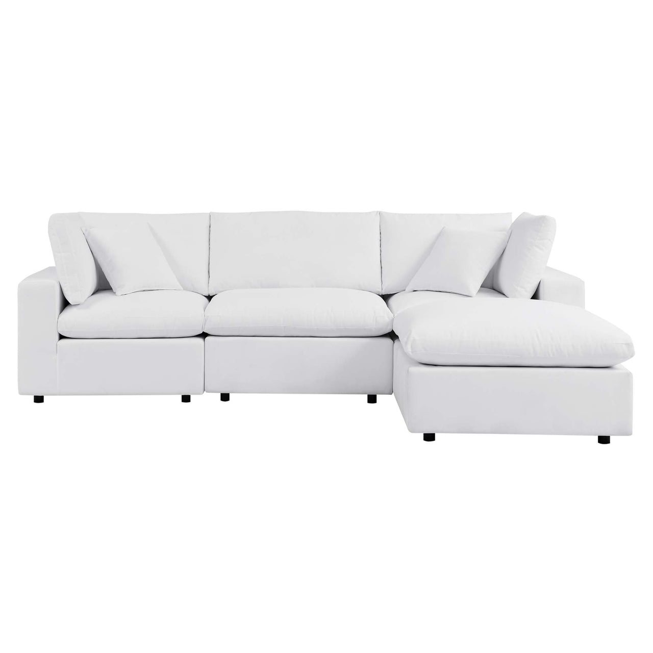 Angelic 4-Piece Sunbrella® Alfresco Sectional, White
