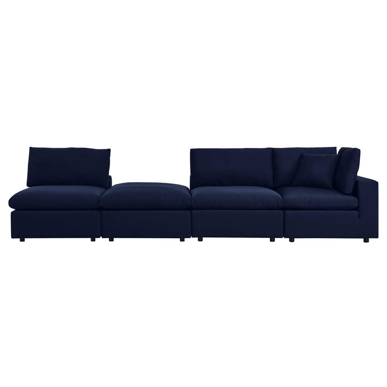 Angelic 4-Piece Sunbrella® Alfresco Sofa Sectional, Navy