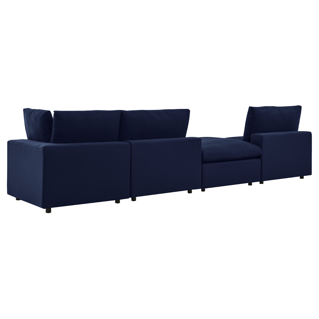 Angelic 4-Piece Sunbrella® Alfresco Sofa Sectional, Navy