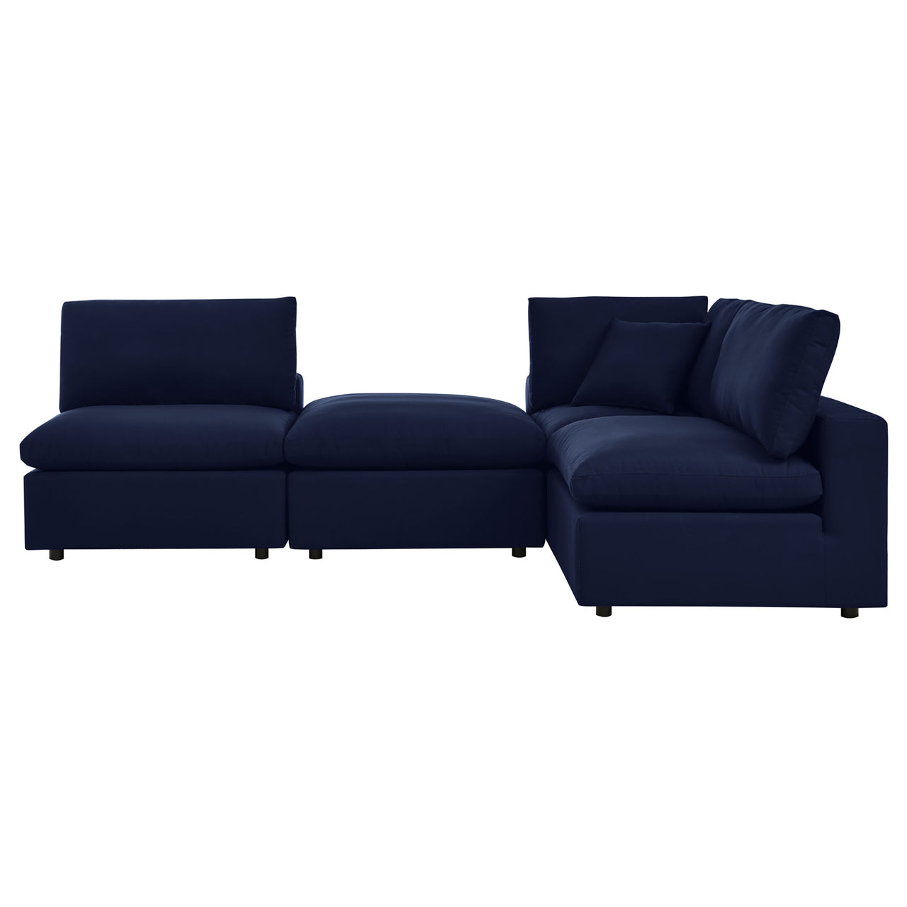 Angelic 4-Piece Sunbrella® Alfresco Sofa Sectional, Navy