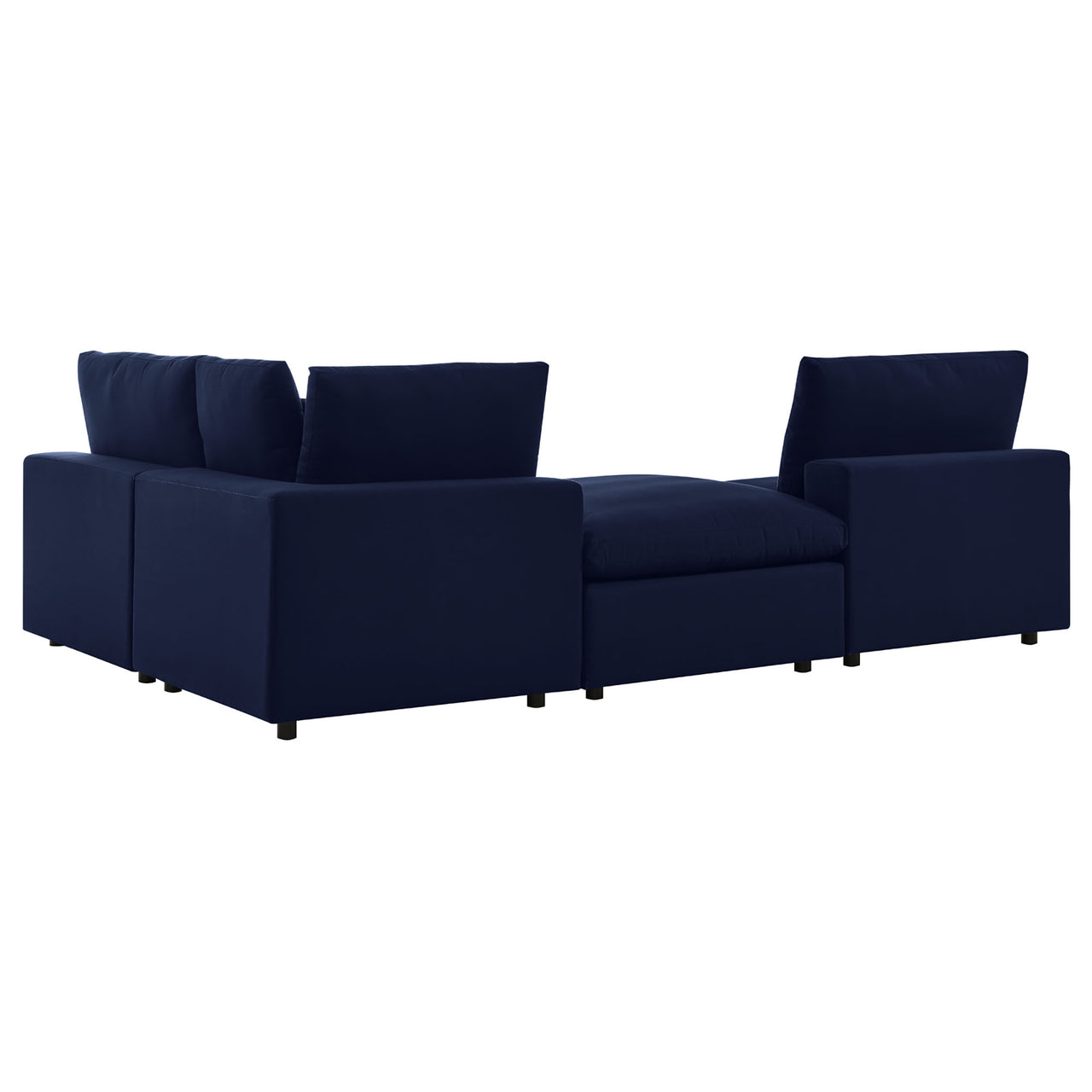 Angelic 4-Piece Sunbrella® Alfresco Sofa Sectional, Navy