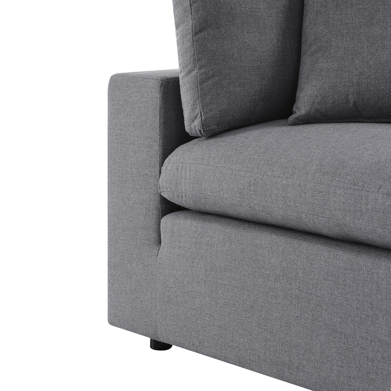 Angelic 4-Piece Sunbrella® Alfresco Sofa Sectional, Gray