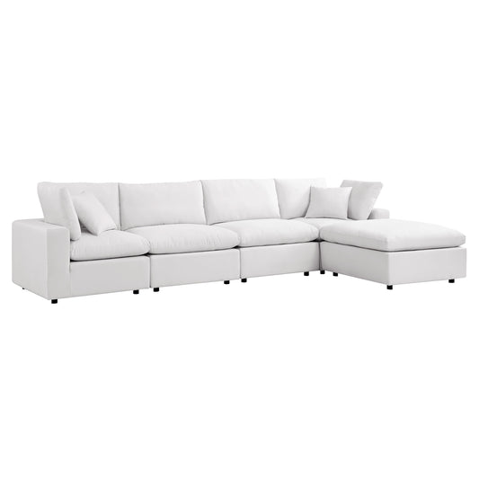 Angelic 5-Piece Alfresco Sectional, White