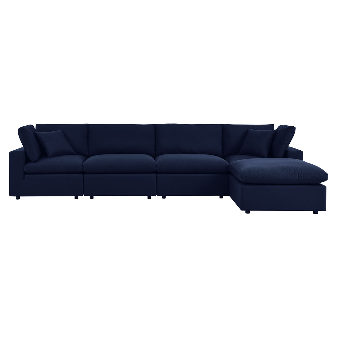 Angelic 5-Piece Sunbrella® Alfresco Sectional, Navy