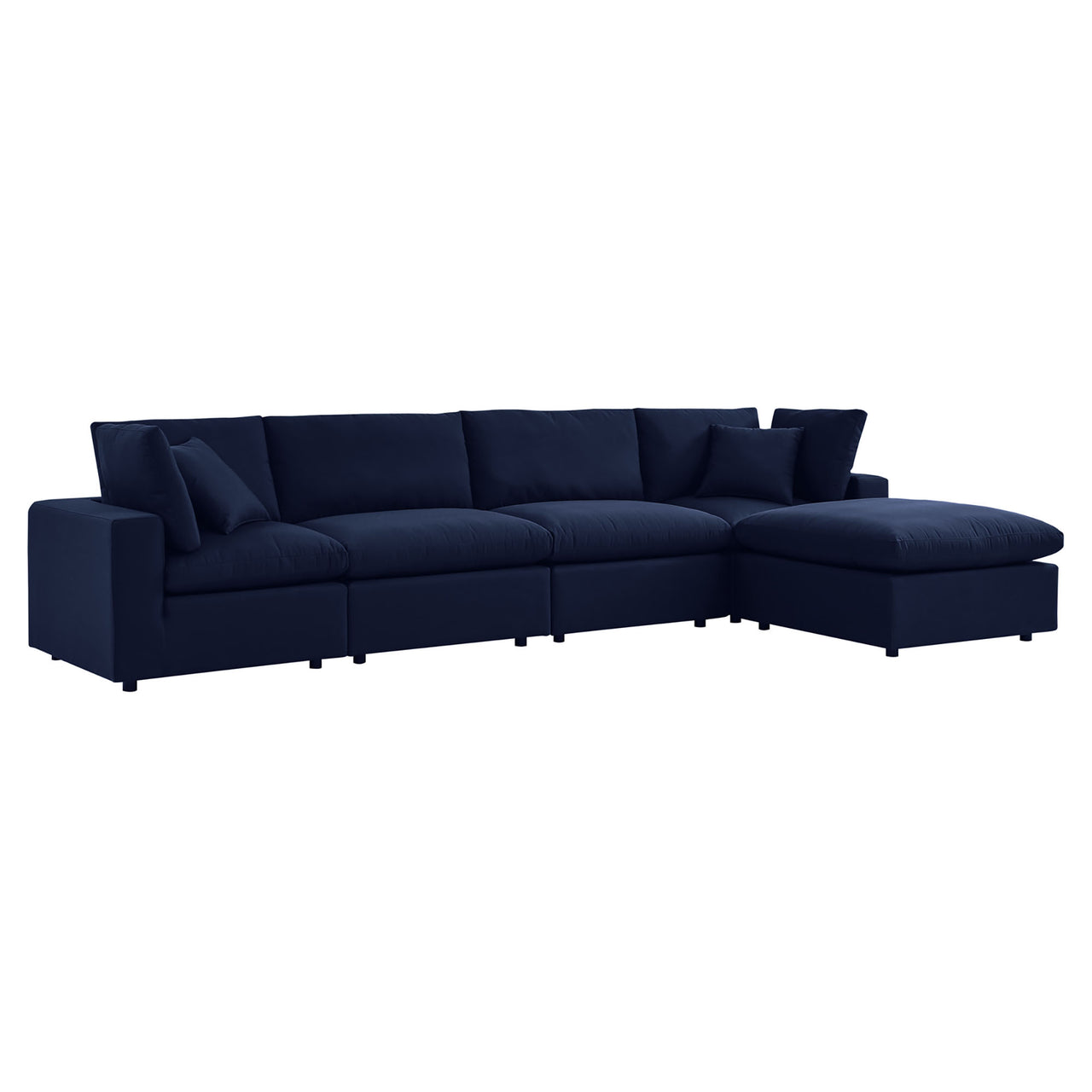Angelic 5-Piece Sunbrella® Alfresco Sectional, Navy