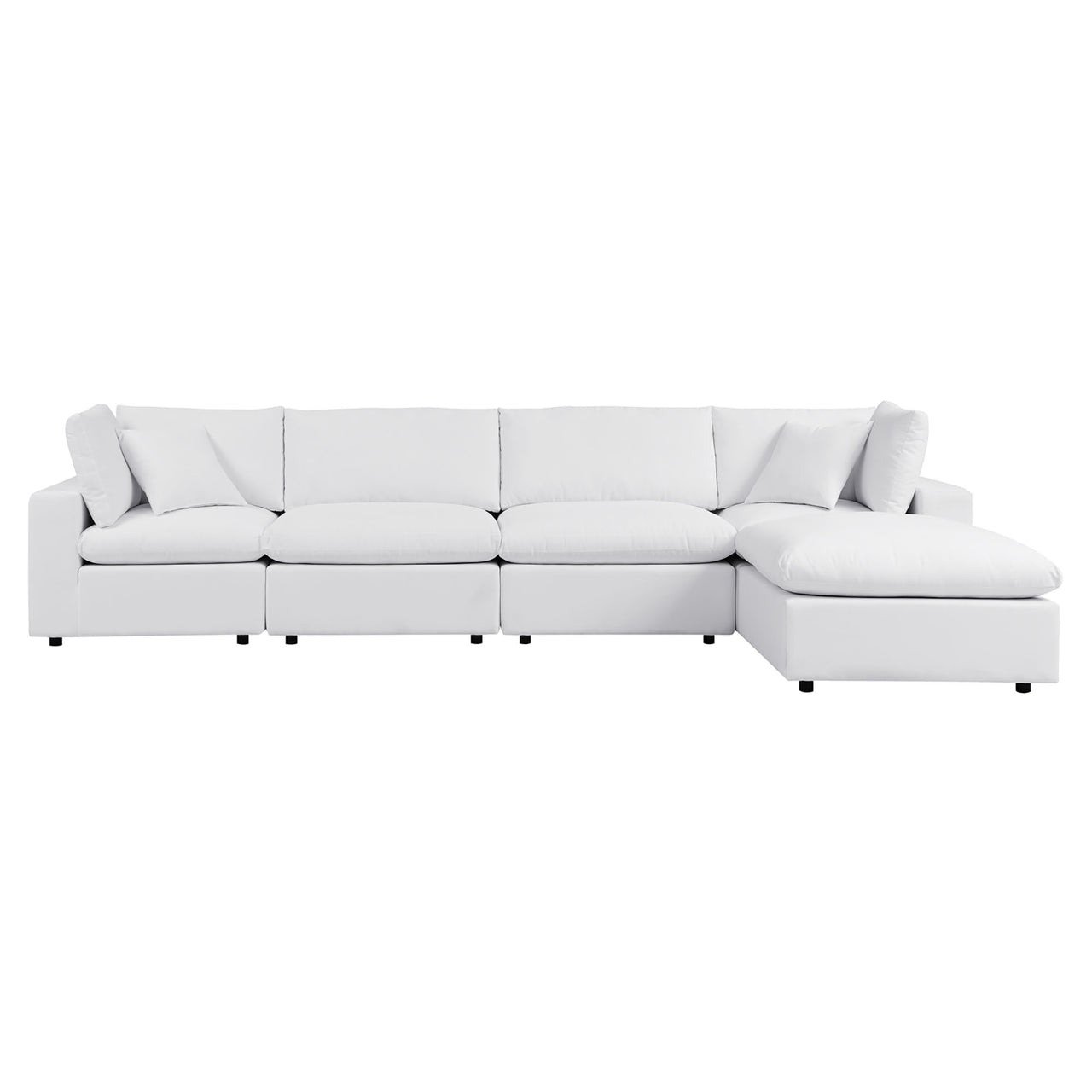 Angelic 5-Piece Sunbrella® Alfresco Sectional, White