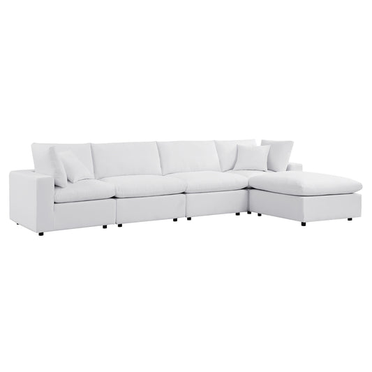 Angelic 5-Piece Sunbrella® Alfresco Sectional, White