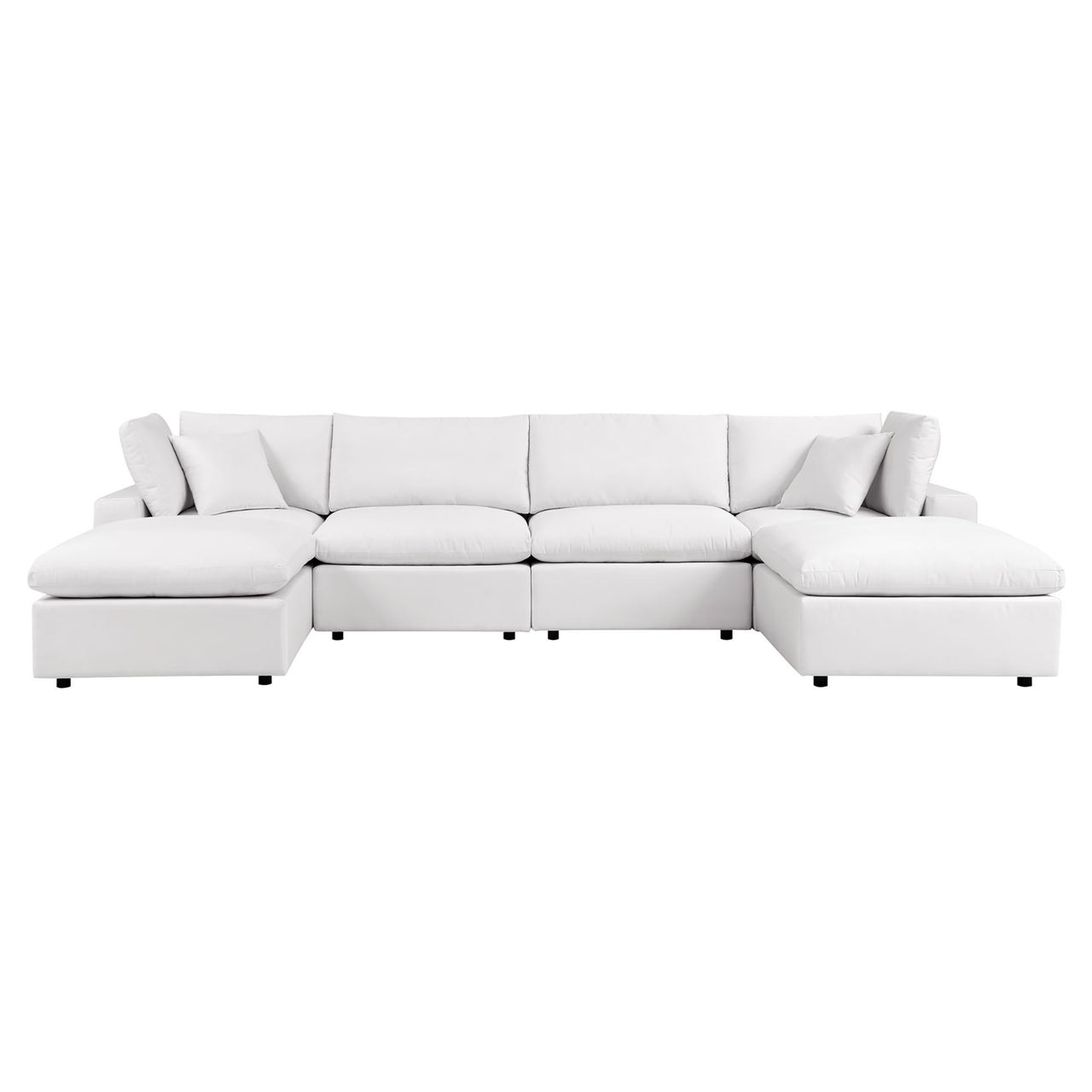 Angelic 6-Piece Alfresco Sectional, White