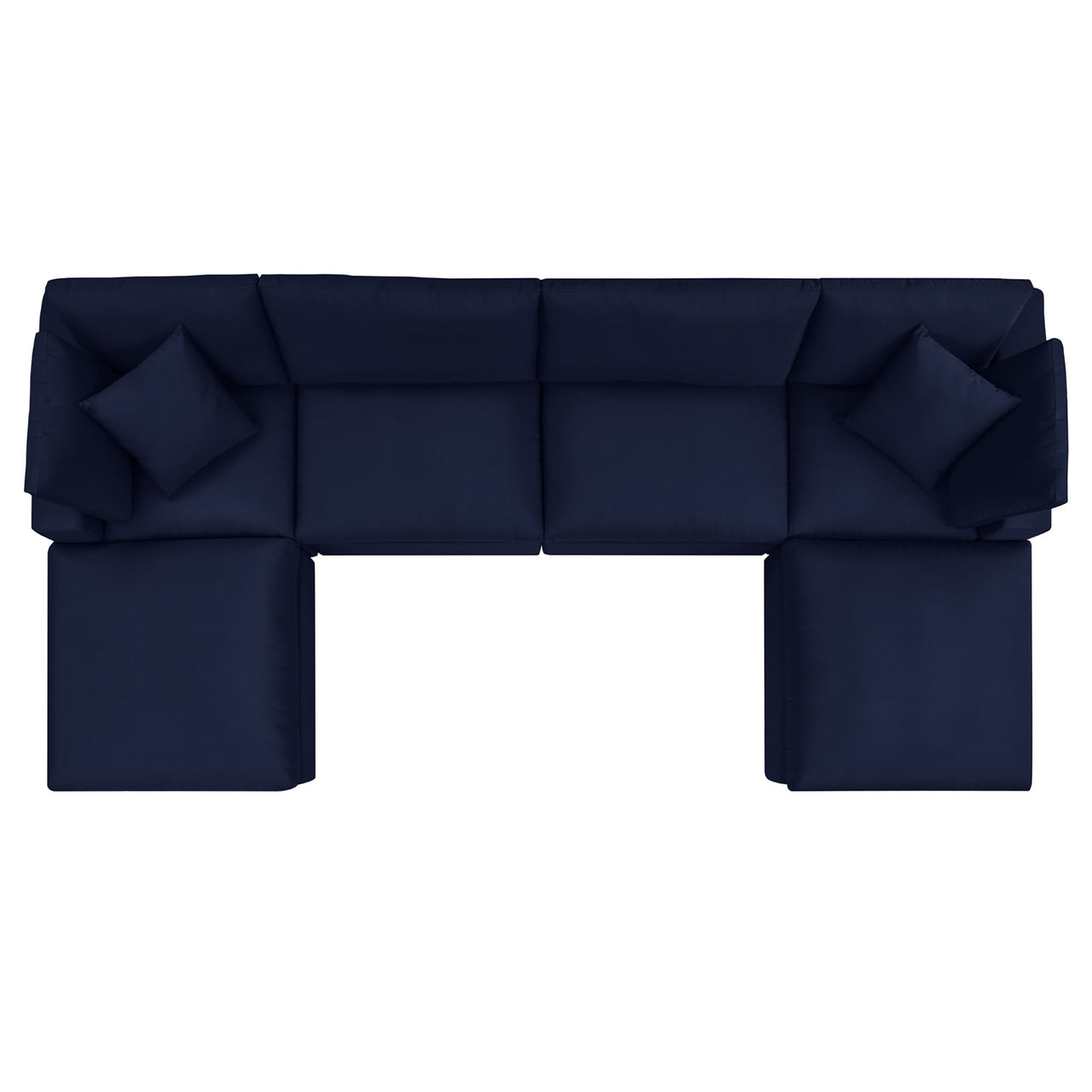 Angelic 6-Piece Sunbrella® Alfresco Sectional, Navy