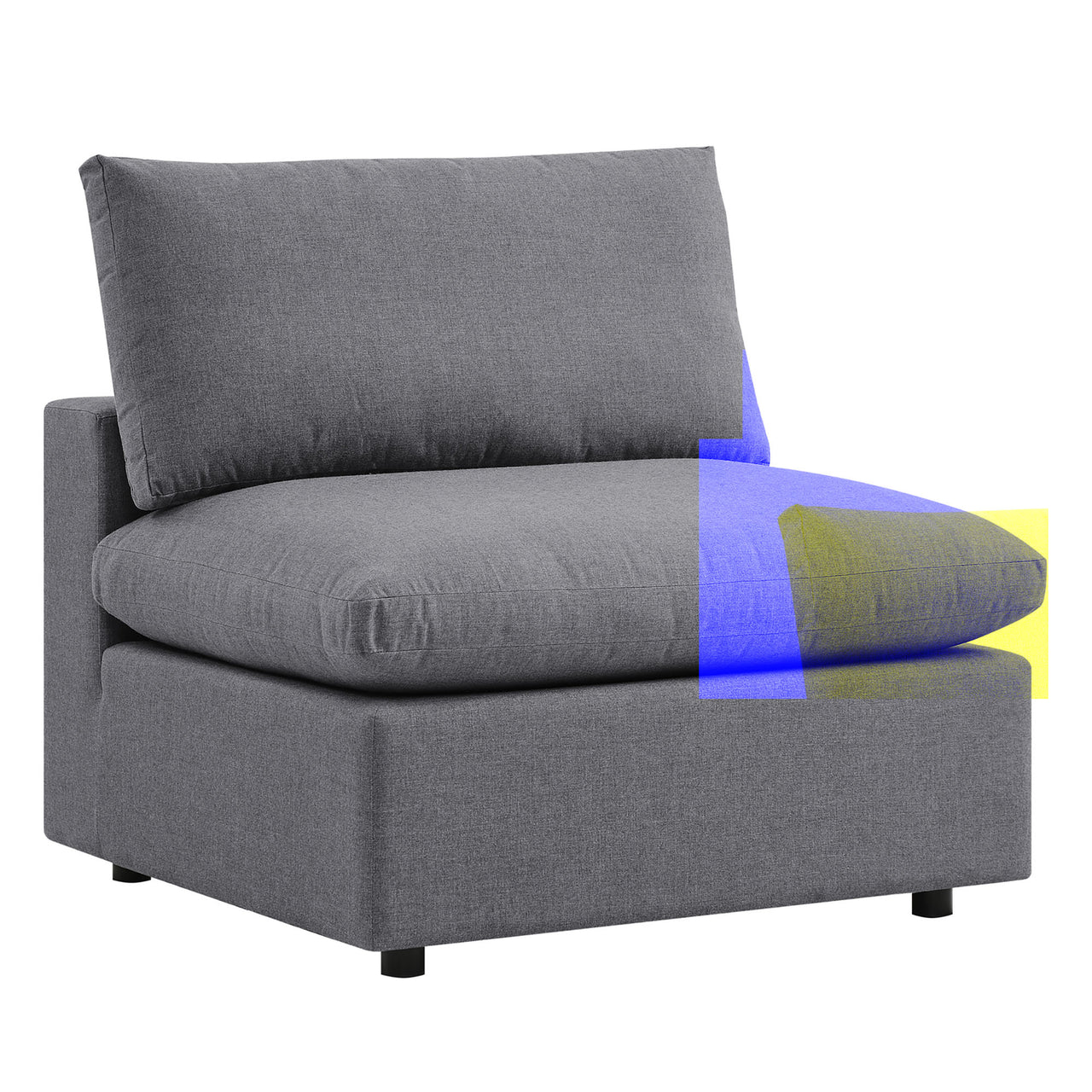 Angelic 6-Piece Sunbrella® Alfresco Sectional, Gray