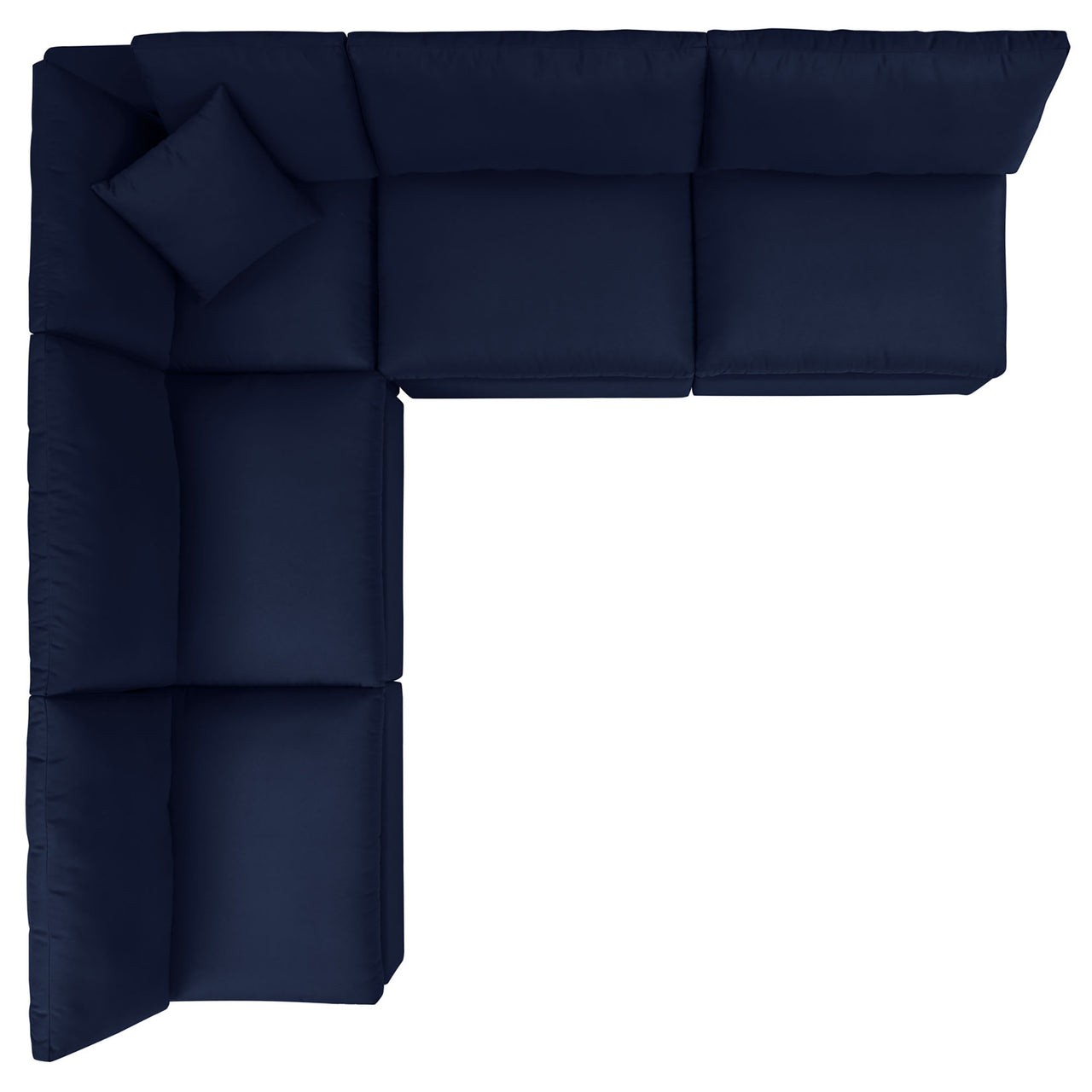 Angelic 5-Piece Sunbrella® Alfresco Sectional, Navy