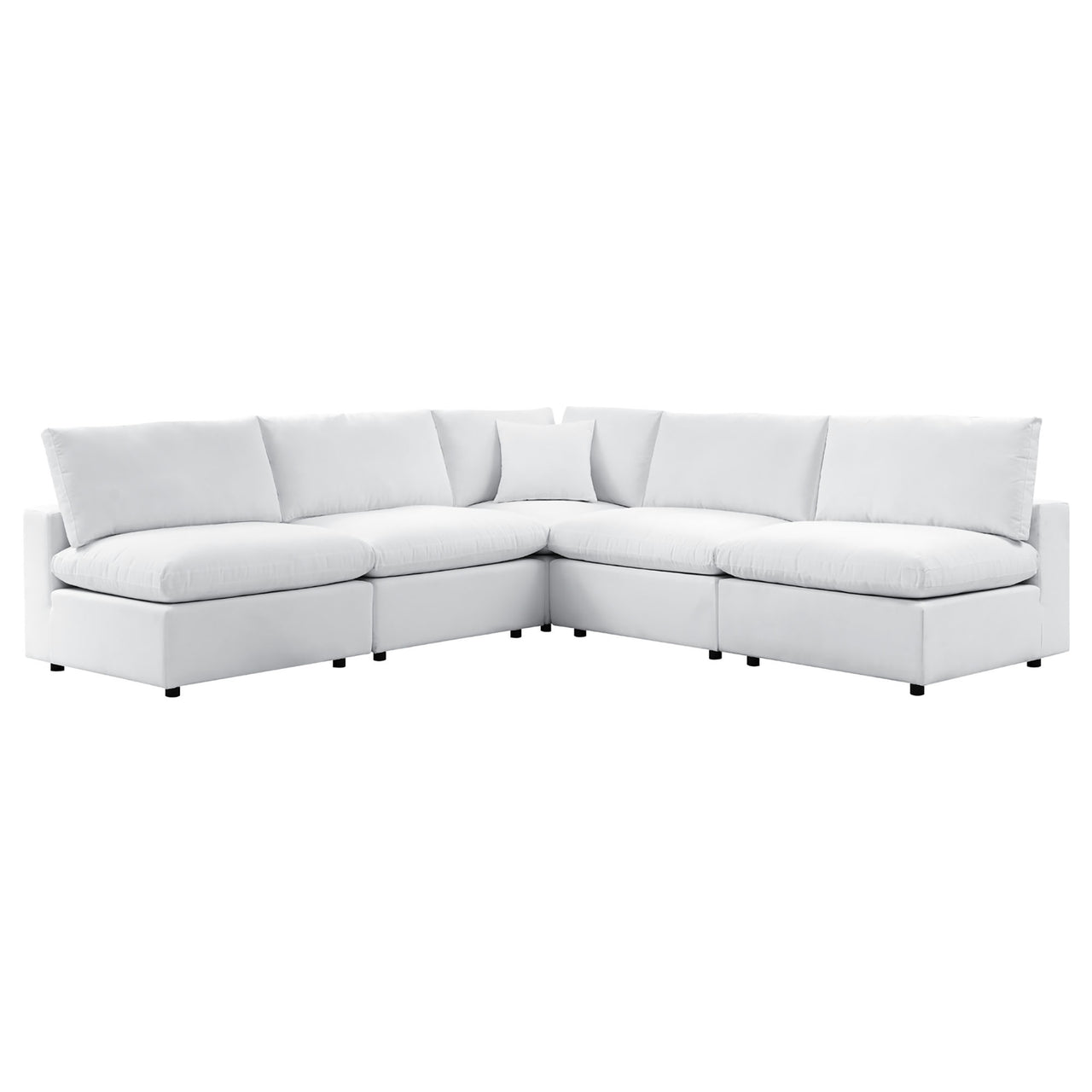 Angelic 5-Piece Sunbrella® Alfresco Sectional, White