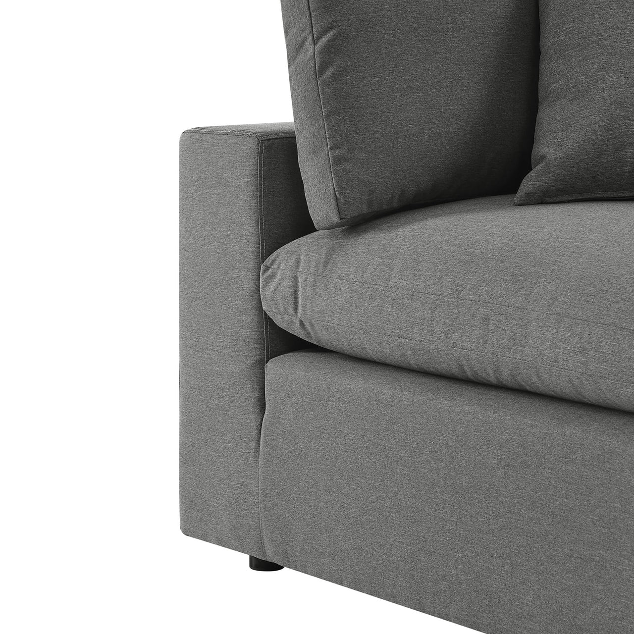 Angelic 5-Piece Alfresco Sectional, Charcoal