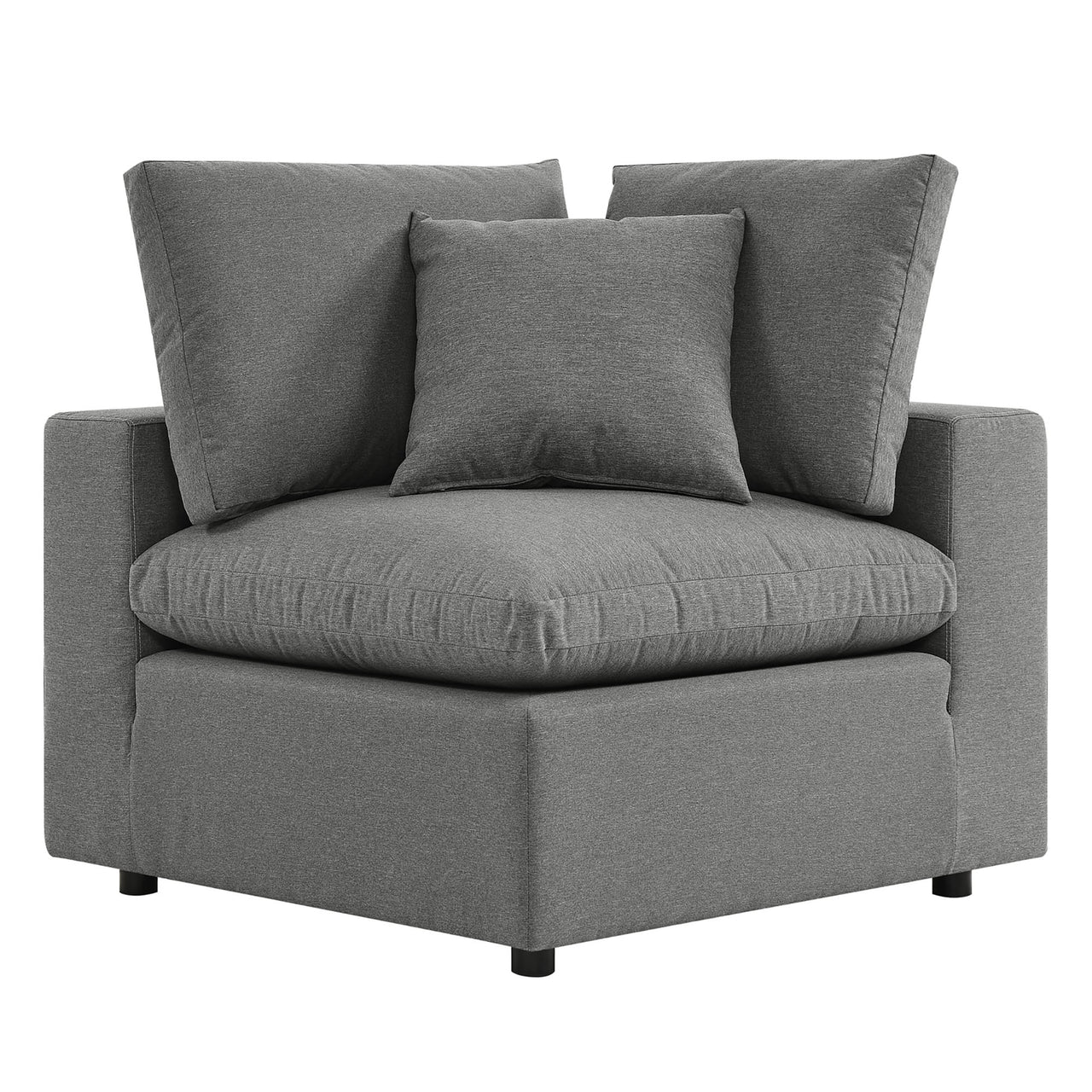 Angelic 5-Piece Alfresco Sectional, Charcoal