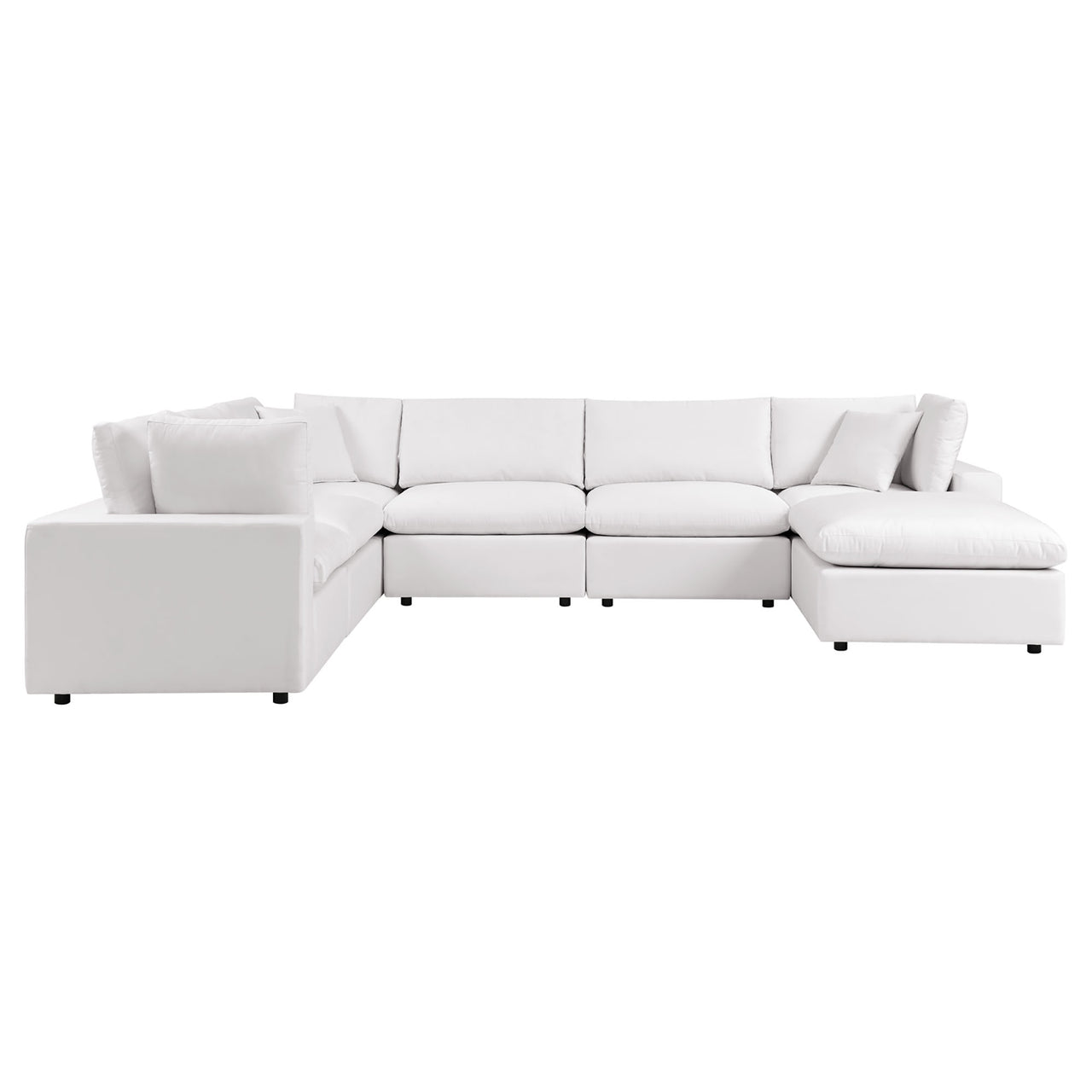 Angelic 7-Piece Alfresco Sectional, White