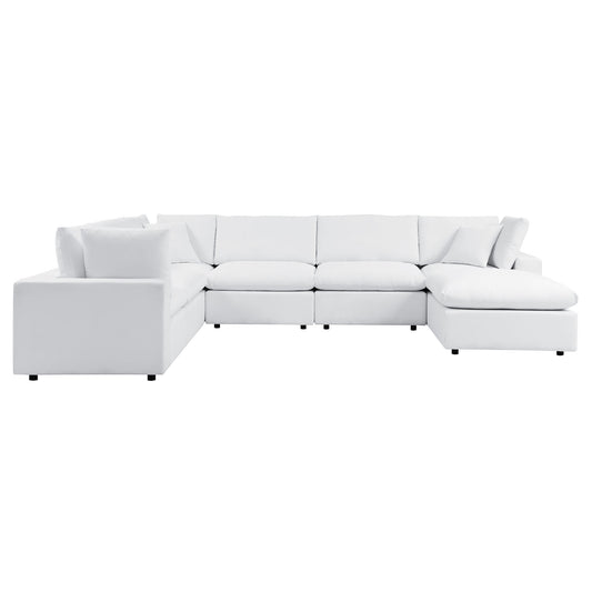Angelic 7-Piece Sunbrella® Alfresco Sectional, White