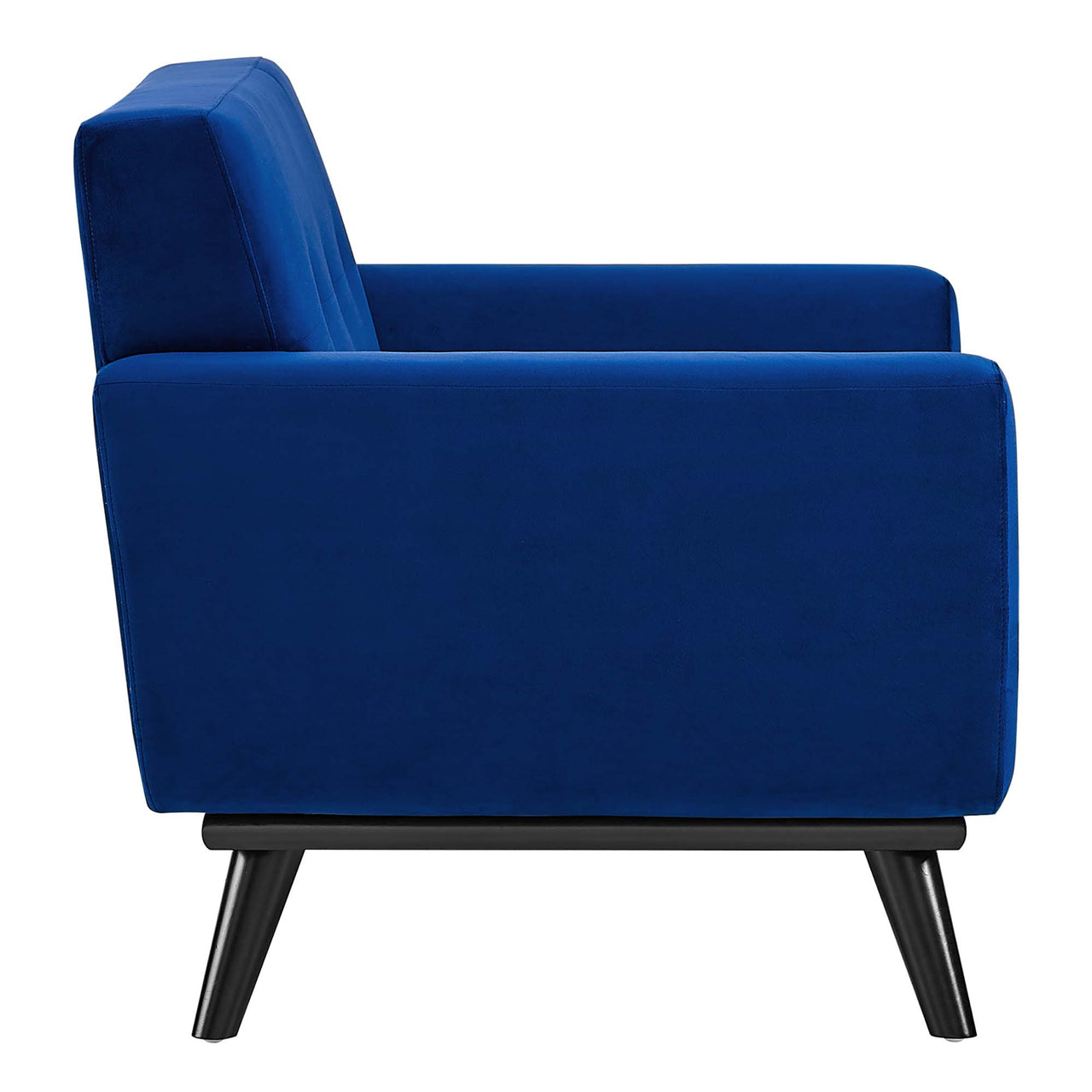 Rendezvous Velvet Armchair, Navy