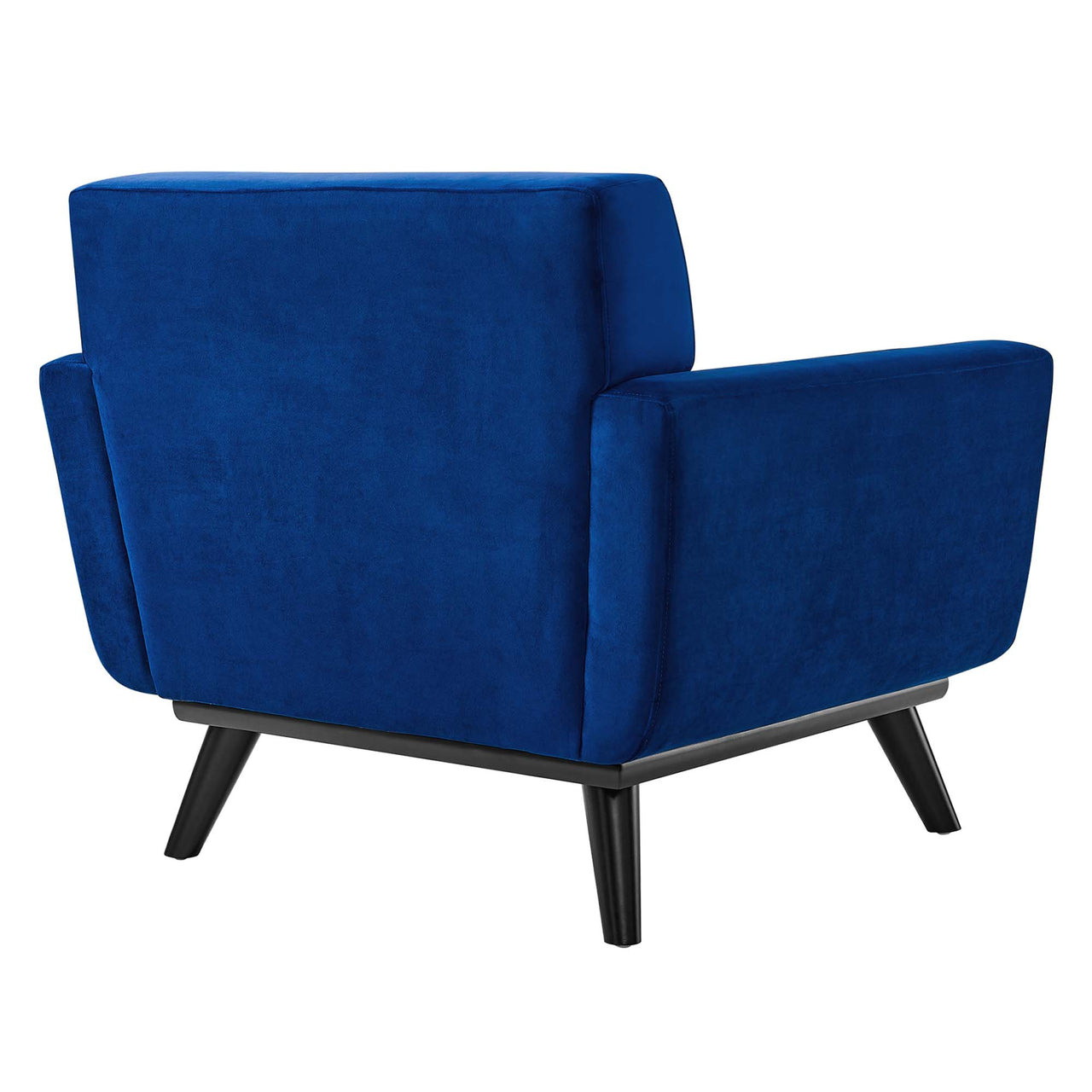 Rendezvous Velvet Armchair, Navy