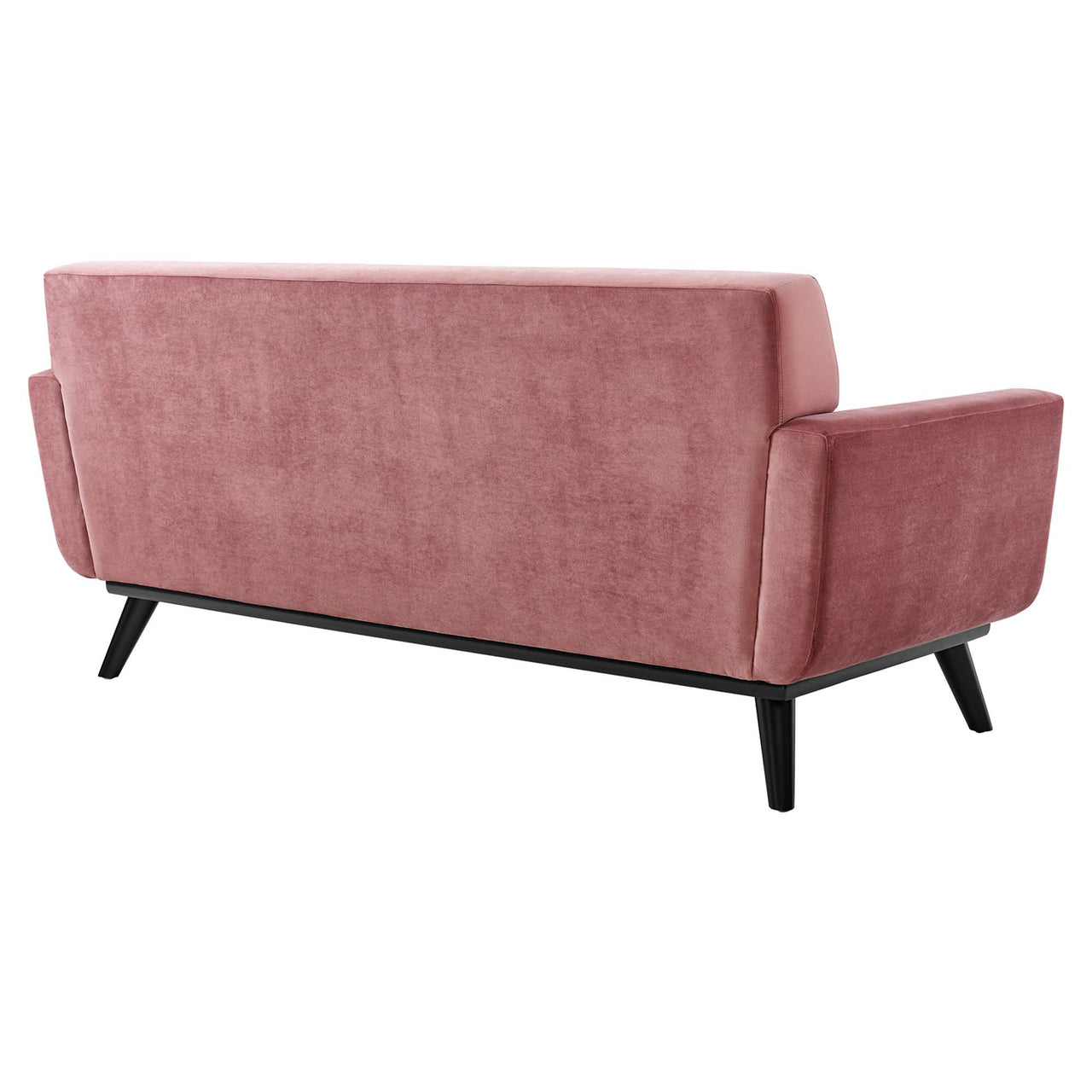 Rendezvous Velvet Loveseat, Dusty Rose