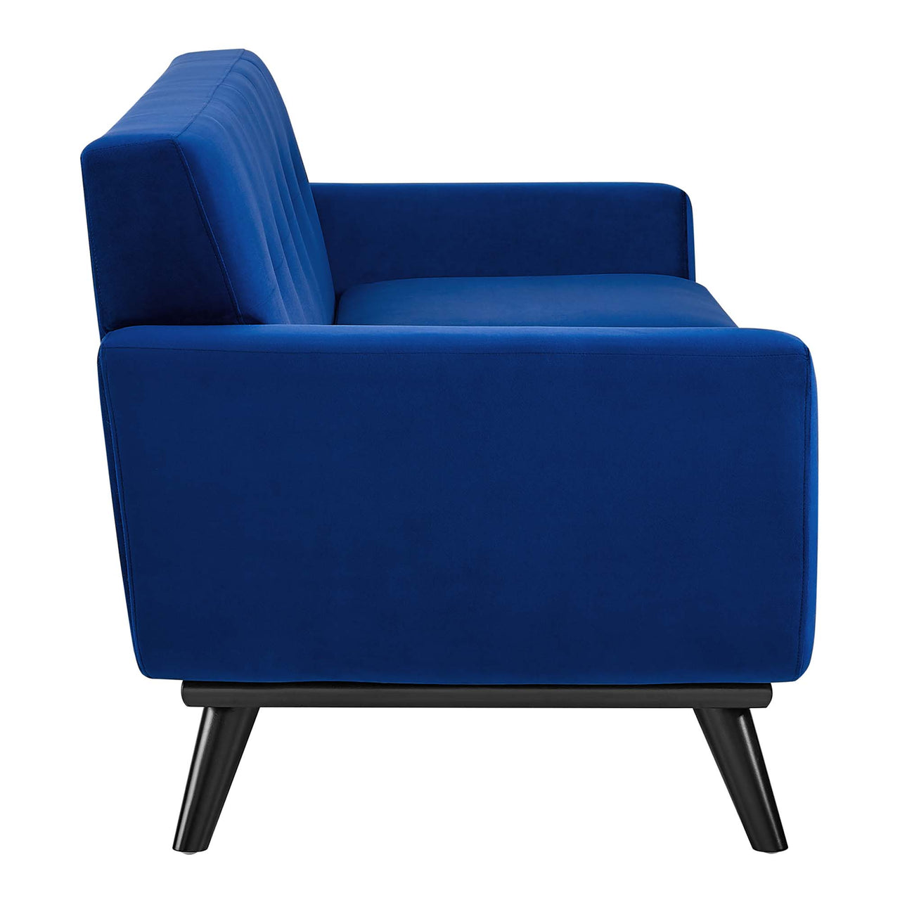Rendezvous Velvet Loveseat, Navy