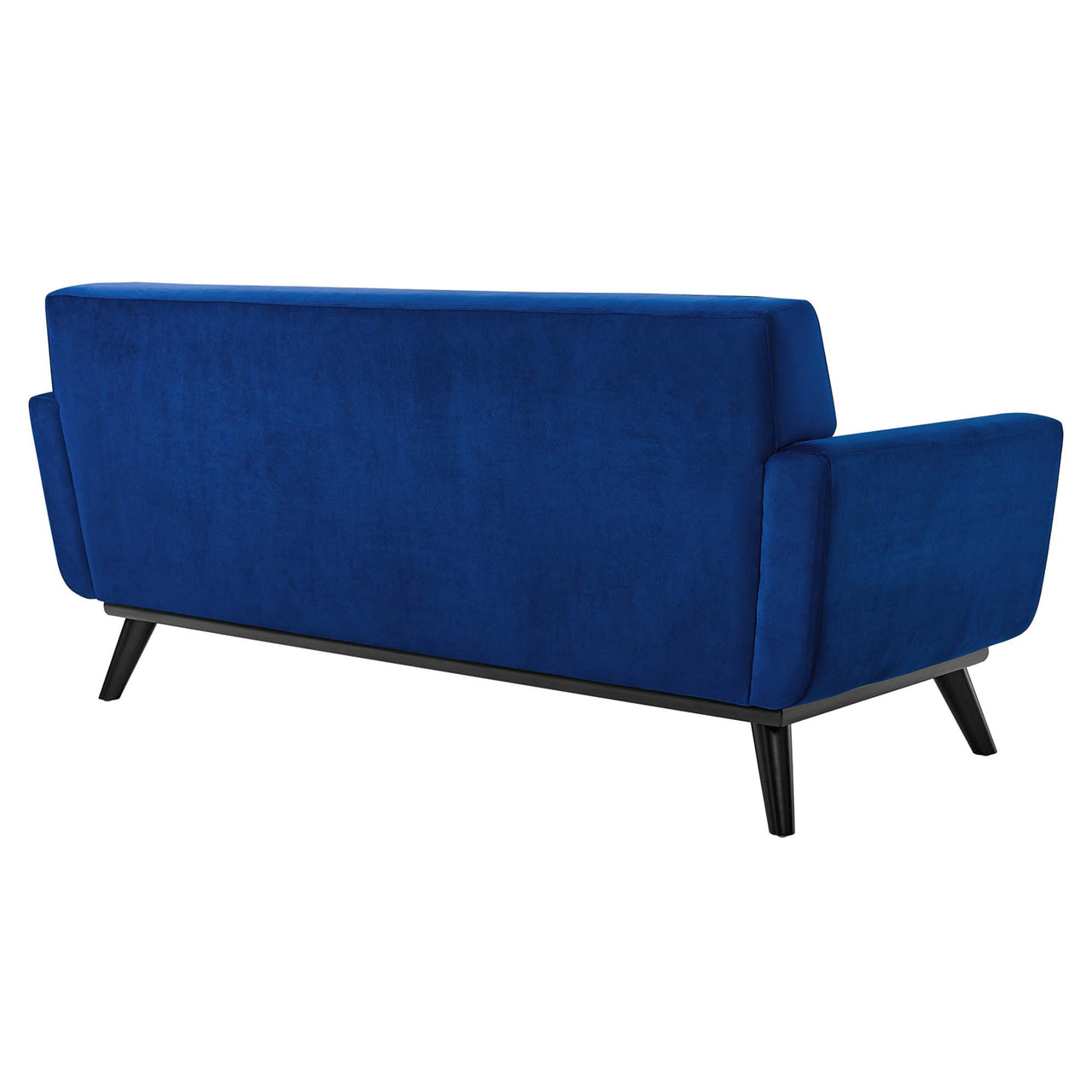 Rendezvous Velvet Loveseat, Navy