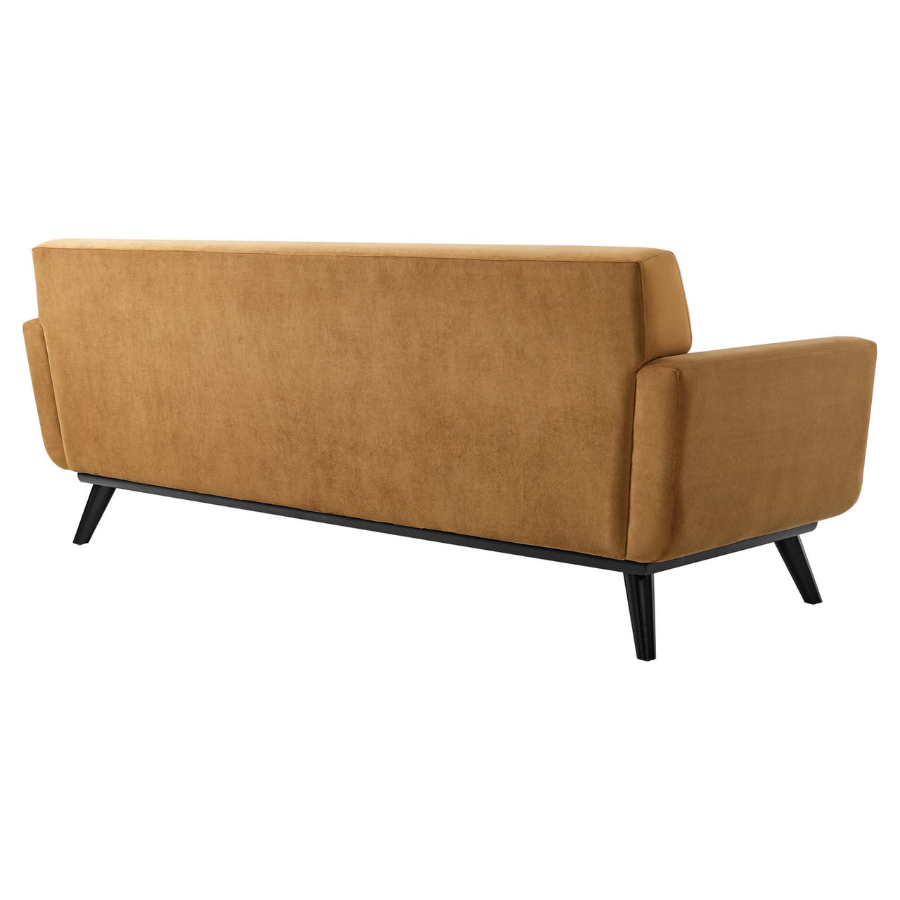 Rendezvous Velvet Sofa, Cognac