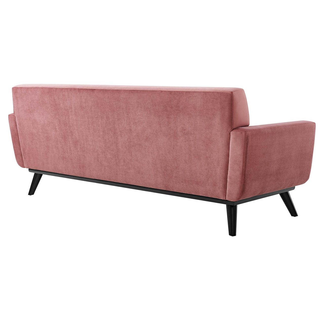 Rendezvous Velvet Sofa, Dusty Rose