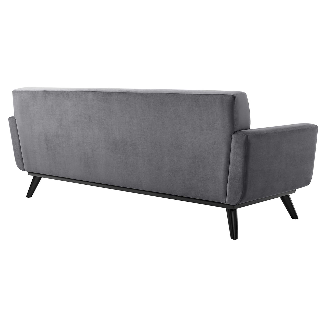 Rendezvous Velvet Sofa, Gray
