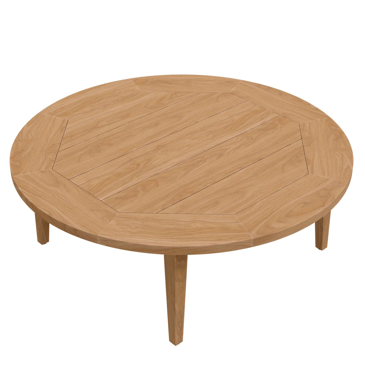 Teca Alfresco Coffee Table, Natural Wood