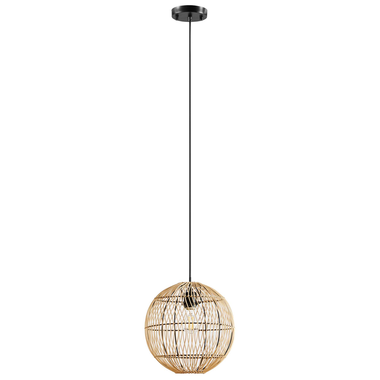 Orvane Pendant Light, Natural Wood