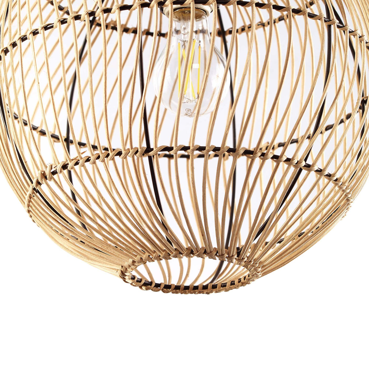 Orvane Pendant Light, Natural Wood