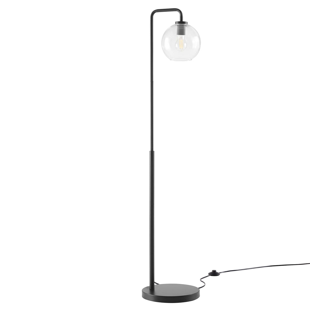 Discharge Floor Lamp, Black