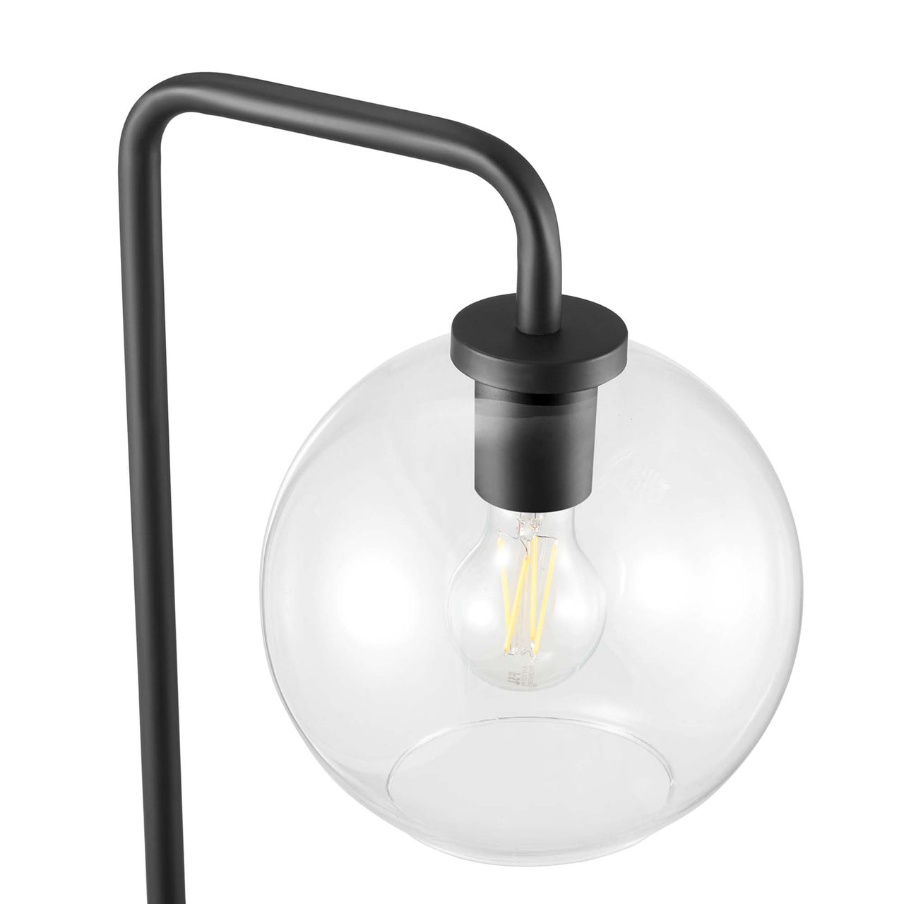 Discharge Floor Lamp, Black