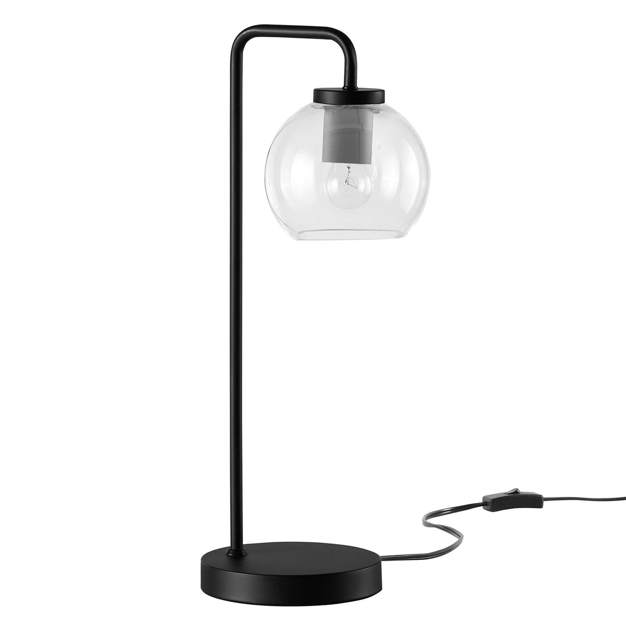 Discharge Table Lamp, Black