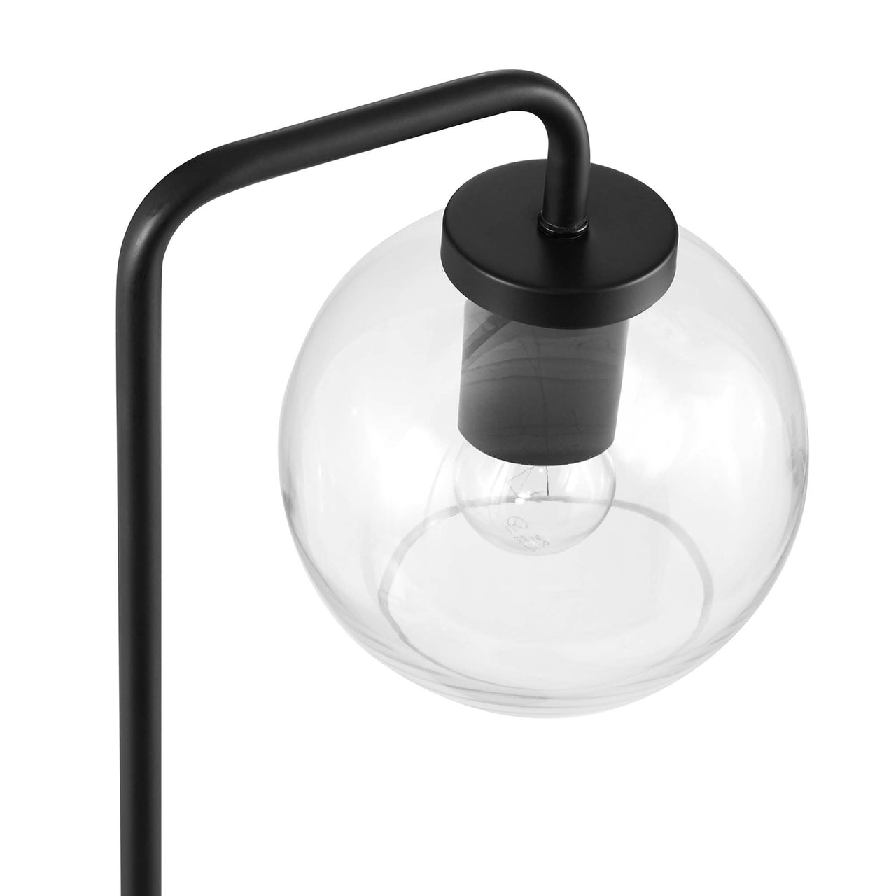 Discharge Table Lamp, Black