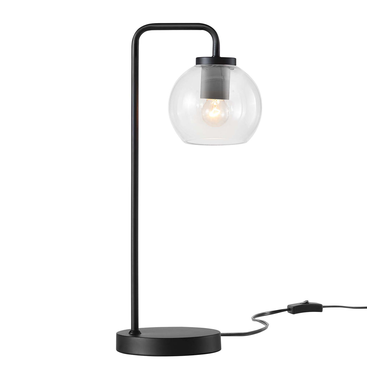 Discharge Table Lamp, Black