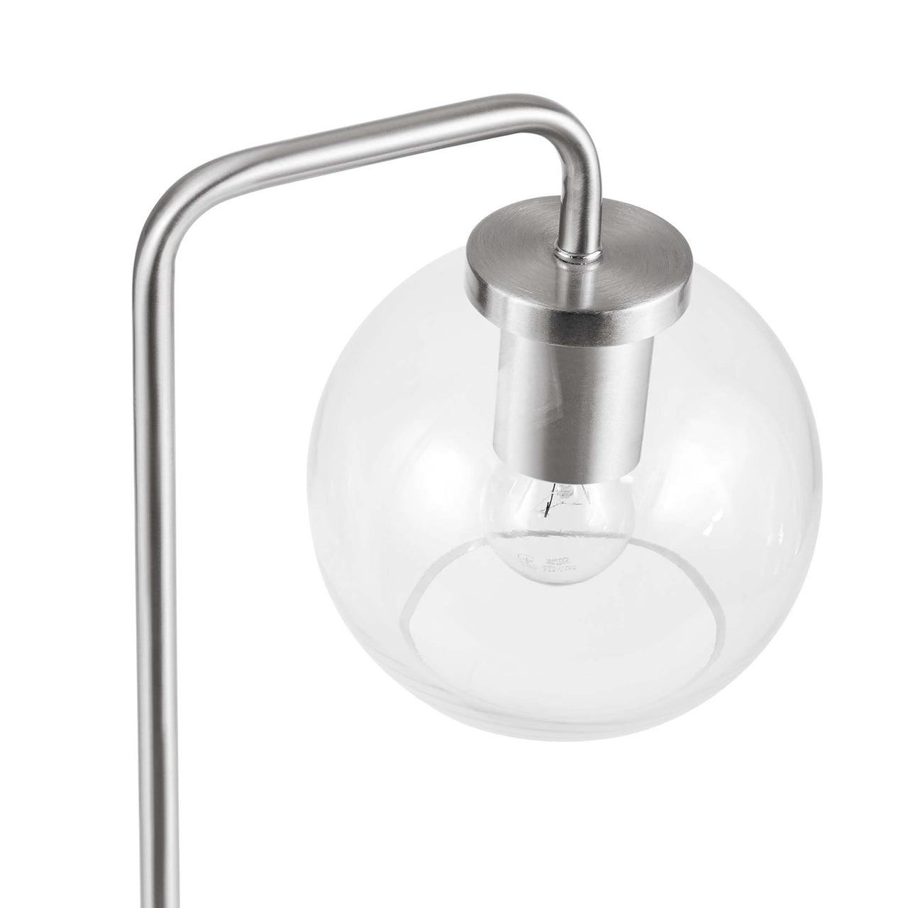 Discharge Table Lamp, Satin Nickel