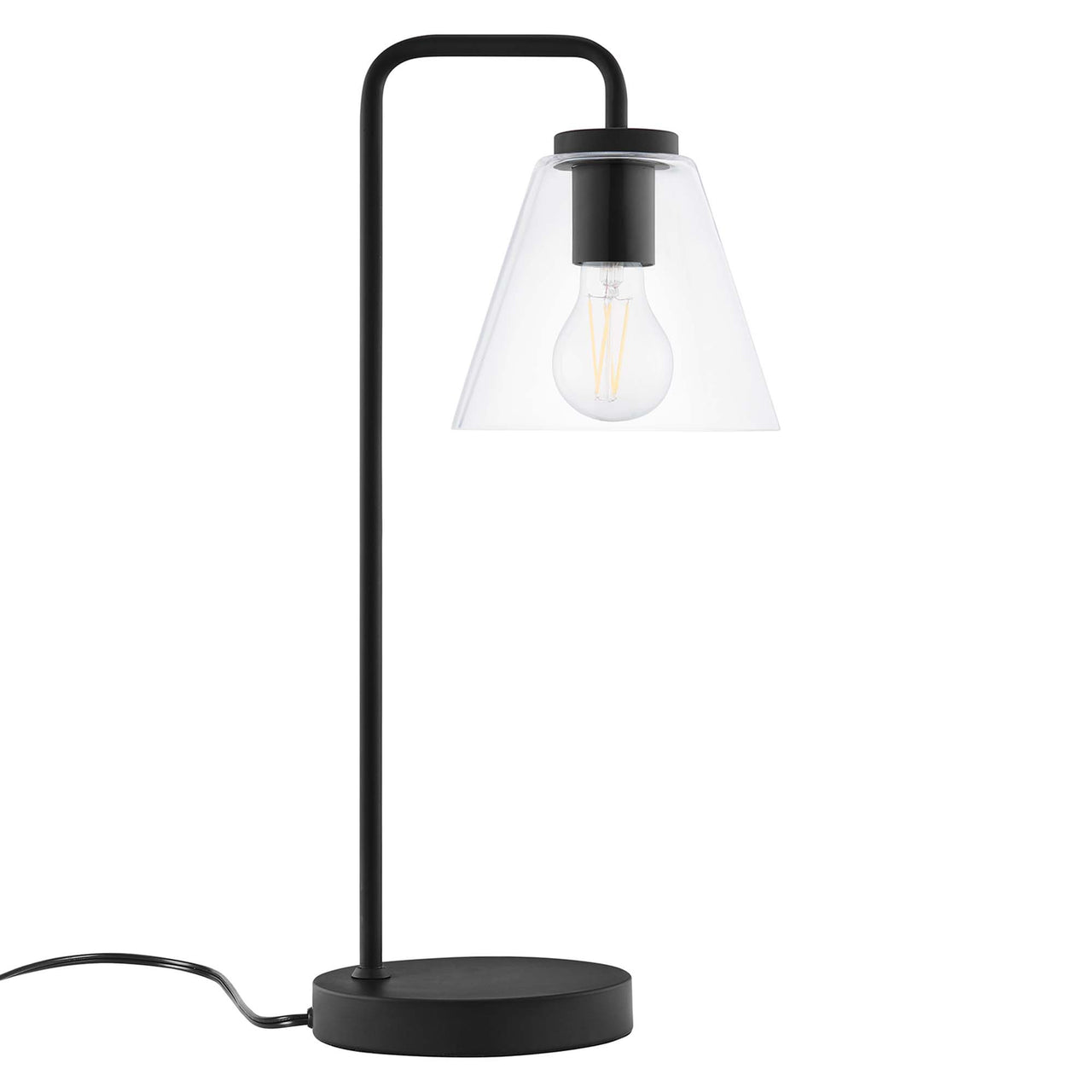 Lumen Cone Table Lamp, Black
