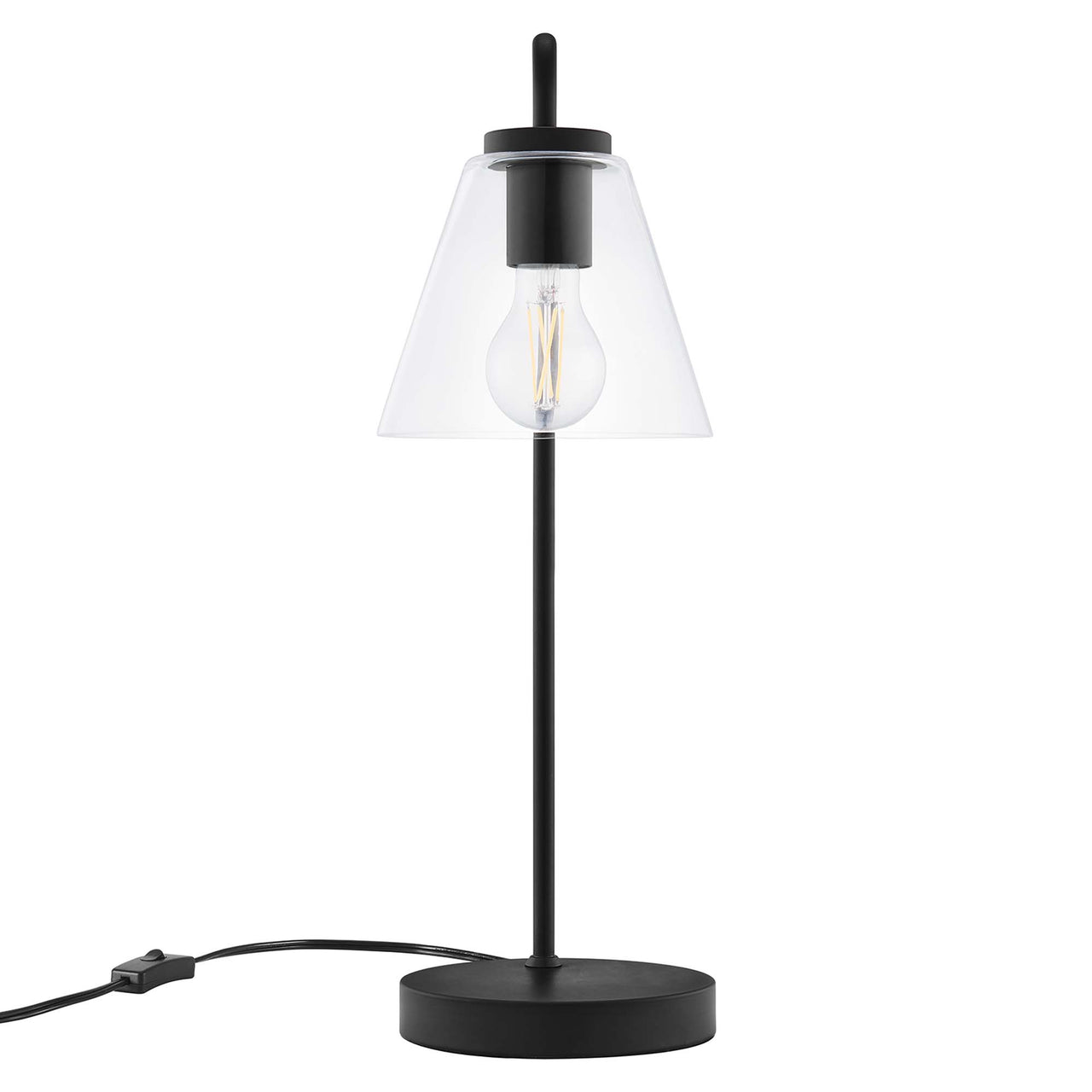 Lumen Cone Table Lamp, Black