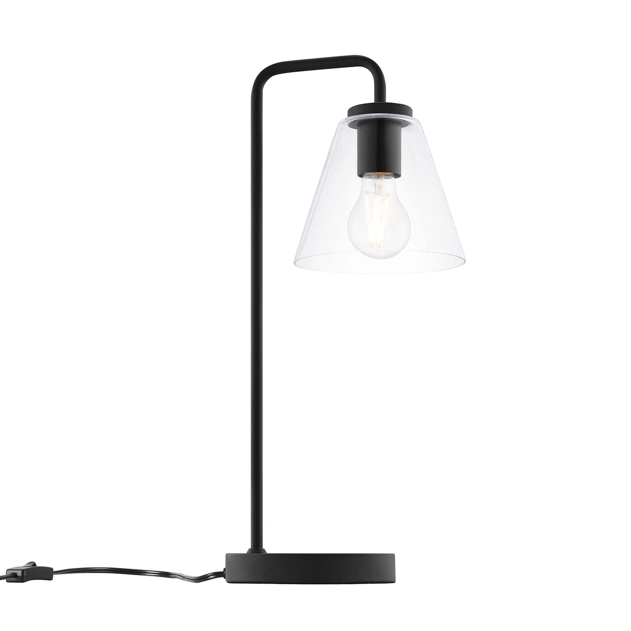 Lumen Cone Table Lamp, Black