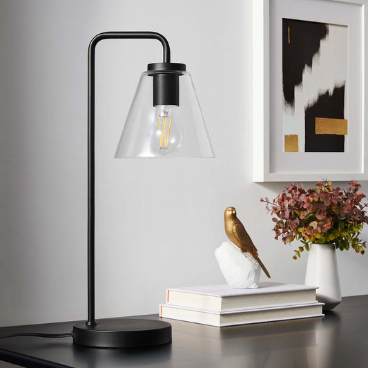 Lumen Cone Table Lamp, Black