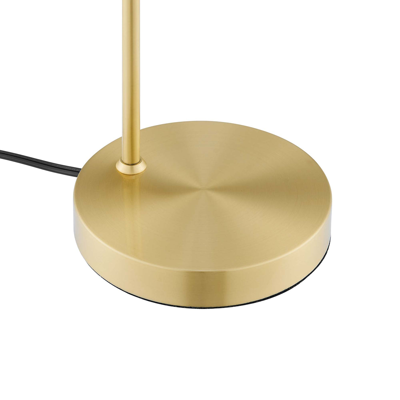 Lumen Cone Table Lamp, Satin Brass